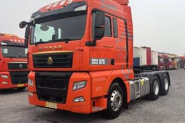 二手中国重汽 汕德卡SITRAK G7S重卡 510马力 6X4 AMT自动档牵引车(国六) 双驱 曼二手牵引车 黄牌图片