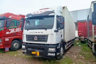 二手中国重汽 汕德卡SITRAK C5H重卡 280马力 4X2 7.52米邮政车(国五) 单桥 曼二手载货车 黄牌