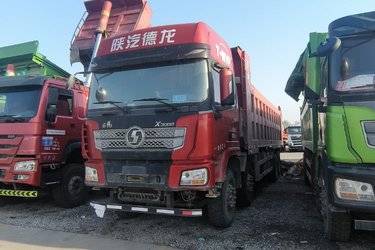 二手陕汽重卡 德龙X3000 超强版 550马力 8X4 8.6米自卸车(国六) 前四后八 潍柴二手自卸车 黄牌