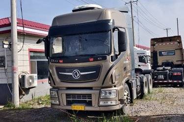 二手东风商用车 天龙旗舰KX 2019款北方版 520马力 6X4牵引车(国五) 双驱 安徽康明斯二手牵引车 黄牌