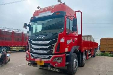二手江淮 格尔发K5X重卡 标载型 260马力 6X2 9.5米栏板载货车(国五) 前四后四 锡柴二手载货车 黄牌