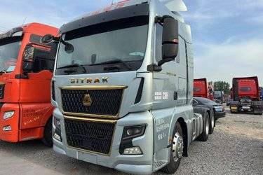 二手中国重汽 汕德卡SITRAK C9H重卡 570马力 6X4 AMT自动挡牵引车(国六) 双驱 曼二手牵引车 黄牌