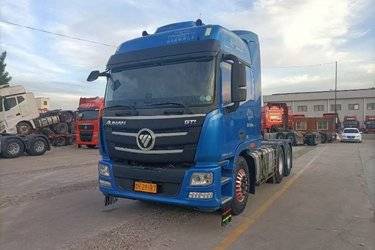 二手福田 欧曼GTL 520马力 6X4 AMT自动挡牵引车(国六) 双驱 福田康明斯二手牵引车 黄牌