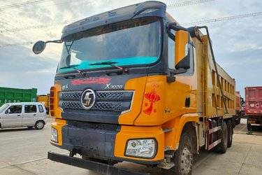 二手陕汽重卡 德龙X3000 375马力 6X4 5.8米自卸车(国五) 后八轮 潍柴二手自卸车 黄牌