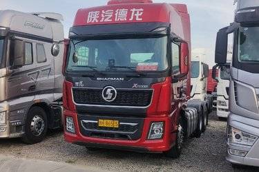 二手陕汽重卡 德龙X5000S 旗舰版 530马力 6X4 AMT自动档牵引车(法士特16档)(国六) 双驱 潍柴二手牵引车 黄牌图片