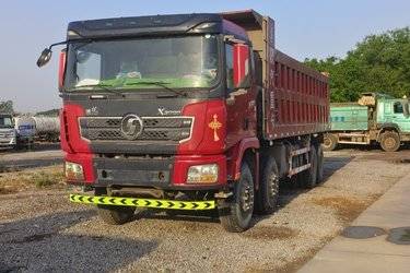 二手陕汽重卡 德龙F3000 430马力 8X4 8米自卸车(国五) 前四后八 潍柴二手自卸车 黄牌