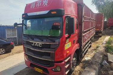二手江淮 格尔发A5X重卡 240马力 4X2 6.8米仓栅式载货车(国五) 单桥 云内动力二手载货车 黄牌