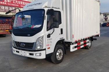 二手现代商用车 泓图300 130马力 4.165米单排厢式轻卡(国五) 单桥 玉柴二手载货车 蓝牌