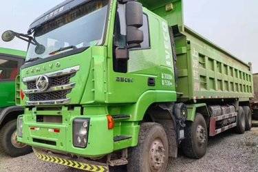 二手上汽红岩 杰狮C6 复合加强版 460马力 8X4 8.2米自卸车(国六) 前四后八 上菲红二手自卸车 黄牌图片