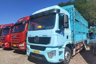 二手陕汽重卡 德龙L5000 经典版 220马力 4X2 6.8米仓栅式载货车(国六) 单桥 云内动力二手载货车 黄牌