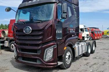 二手一汽解放 J6V重卡 质惠版 520马力 6X4 牵引车(国六) 双驱 锡柴二手牵引车 黄牌图片
