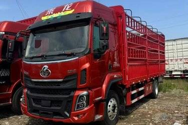 二手东风柳汽 乘龙H5中卡 240马力 4X2 6.8米仓栅式载货车(国五) 单桥 玉柴二手载货车 黄牌