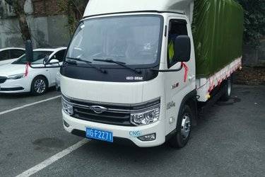 二手福田 时代领航S1 150马力 4.22米单排仓栅式小卡(国六) 单桥 东安二手载货车 蓝牌图片