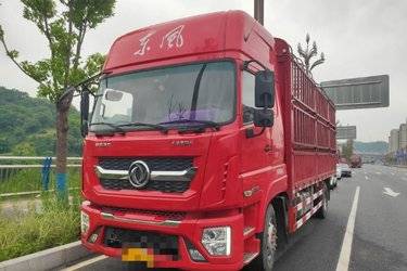二手东风 多利卡D9K 220马力 4X2 6.8米仓栅式载货车(国六) 单桥 东风康明斯二手载货车 黄牌