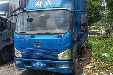 二手解放 J6F 130马力 4.16米单排厢式轻卡(国五) 单桥 锡柴二手载货车 蓝牌图片