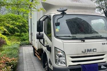 二手江铃 顺达宽体 豪华款 109马力 4米单排厢式轻卡(国四) 单桥 江铃二手载货车 蓝牌