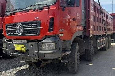 二手东风商用车 天龙KC重卡 385马力 8X4 7.8米自卸车(东风14挡)(国五) 前四后八 东风二手自卸车 黄牌图片