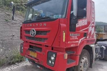 二手上汽红岩 杰狮C500重卡 450马力 6X4牵引车(国五) 双驱 上菲红二手牵引车 黄牌