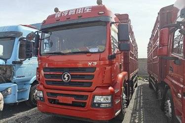 二手陕汽重卡 德龙L5000 超值版 270马力 6X2 9.8米仓栅式载货车(国六) 前四后四 玉柴二手载货车 黄牌