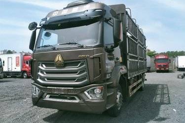 二手中国重汽 豪沃N5G中卡 270马力 4X2 6.75米仓栅式载货车(国六) 单桥 曼二手载货车 黄牌