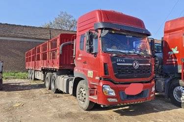 二手东风商用车 天龙VL重卡 2019款 400马力 6X4牵引车(416后桥)(国五) 双驱 康明斯二手牵引车 黄牌