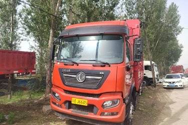 二手东风商用车 天锦KR 精英版 300马力 6X2 9.8米排半仓栅式载货车(国六) 前四后四 雷诺二手载货车 黄牌