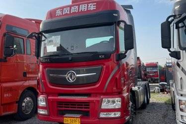 二手东风商用车 天龙旗舰KX 560马力 6X4 AMT牵引车(速比3.64)(液缓)(国五) 双驱 康明斯二手牵引车 黄牌图片