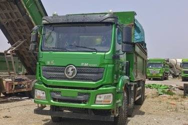 二手陕汽重卡 德龙M3000S 公路标准版 430马力 8X4 7.6米自卸车(国五) 前四后八 潍柴二手自卸车 黄牌图片