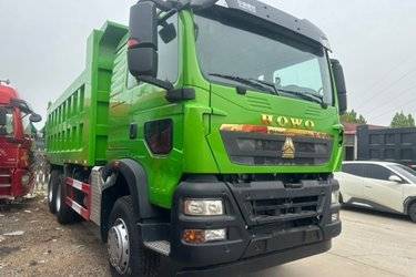 二手中国重汽HOWO TX 400马力 6X4 5.6米自卸车(国六) 后八轮 潍柴二手自卸车 黄牌图片