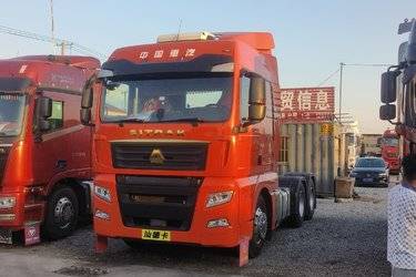 二手中国重汽 汕德卡SITRAK G7S重卡 奢华版 540马力 6X4 AMT自动挡牵引车(国六) 双驱 曼二手牵引车 黄牌