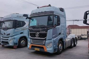 二手陕汽重卡 德龙X5000S 超值版 550马力 6X4 牵引车(国六)(速比3.7)(国六) 双驱 潍柴二手牵引车 黄牌