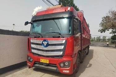 二手福田 欧曼EST 470马力 8X4 9.56米仓栅式载货车(国六) 前四后八 福田康明斯二手载货车 黄牌