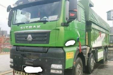 二手中国重汽 汕德卡SITRAK G7H重卡 440马力 8X4 6.5米自卸车(国五) 前四后八 曼二手自卸车 黄牌