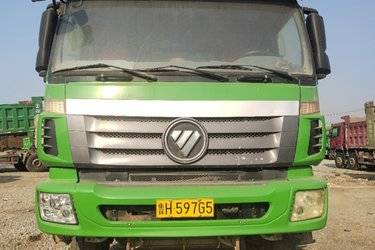 二手福田 欧曼ETX 9系重卡 375马力 8X4 7.2米自卸车(国五) 前四后八 潍柴二手自卸车 黄牌