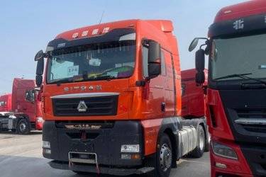 二手中国重汽 汕德卡SITRAK G7重卡 480马力 6X4 LNG牵引车(国六) 双驱 潍柴二手牵引车 黄牌