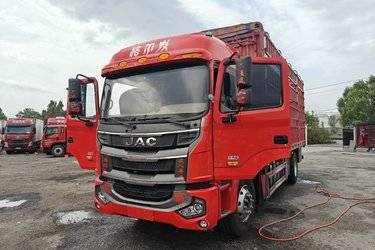 二手江淮 格尔发A5X 中卡 220马力 4X2 6.8米仓栅式载货车(国六) 单桥 云内动力二手载货车 黄牌