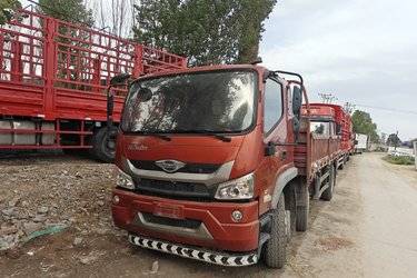 二手福田 时代领航ES5 220马力 6X2 6.8米排半栏板载货车(国六) 前四后四 潍柴二手载货车 黄牌
