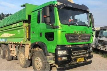 二手中国重汽 HOWO TX重卡 400马力 8X4 5.8米自卸车(国六) 前四后八 潍柴二手自卸车 黄牌