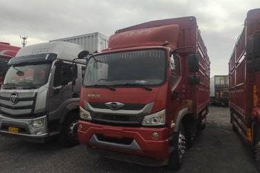 二手福田 瑞沃ES5 220马力 6X2 6.8米排半仓栅式载货车(国六) 前四后四 潍柴二手载货车 黄牌