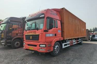 二手中国重汽 汕德卡SITRAK G5S重卡 豪华版 270马力 4X2 9.6米AMT自动挡厢式载货车(国六) 单桥 潍柴二手载货车 黄牌