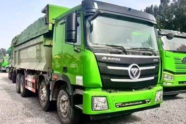 二手福田 欧曼GTL 9系重卡 400马力 8X4 6.5米自卸车(潍柴)(国五) 前四后八 潍柴二手自卸车 黄牌
