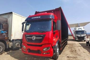二手东风商用车 天锦KR 260马力 4X2 9.75米厢式载货车(国六) 单桥 东风康明斯二手载货车 黄牌