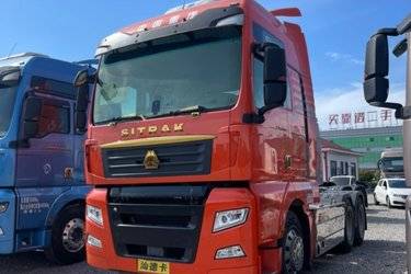 二手中国重汽 汕德卡SITRAK C7H重卡 奢华版 540马力 6X4自动挡牵引车(带液缓)(国五) 双驱 曼二手牵引车 黄牌