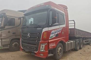 二手三一集团 正义版 460马力 6X4 牵引车(国六) 双驱 玉柴二手牵引车 黄牌图片