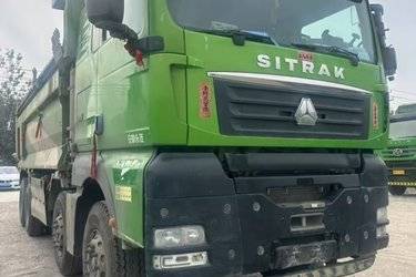 二手中国重汽 汕德卡SITRAK G7H重卡 440马力 8X4 6.5米自卸车(国五) 前四后八 曼二手自卸车 黄牌