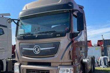 二手东风商用车 天龙旗舰KX 经典版 520马力 6X4 牵引车(国六)(带液缓)(3.42速比)(国六) 双驱 潍柴二手牵引车 黄牌
