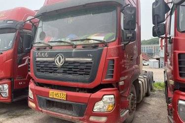 二手东风商用车 天龙VL重卡 450马力 6X4牵引车(国五) 双驱 东风二手牵引车 黄牌