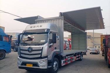 二手福田 欧航AR系 240马力 4X2 9.85米厢式载货车(高顶)(国六) 单桥 玉柴二手载货车 黄牌
