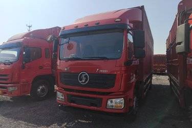 二手陕汽重卡 德龙L3000 240马力 4X2 7.9米厢式载货车(后桥8.7T)(国六) 单桥 玉柴二手载货车 黄牌