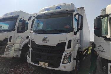 二手东风柳汽 乘龙H5 270马力 4X2 9.7米厢式载货车(国六) 单桥 玉柴二手载货车 黄牌